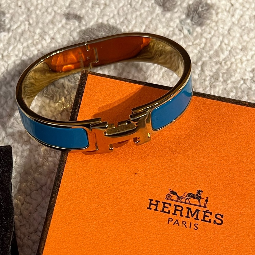 Authentic HERMES Clic H Bracelet